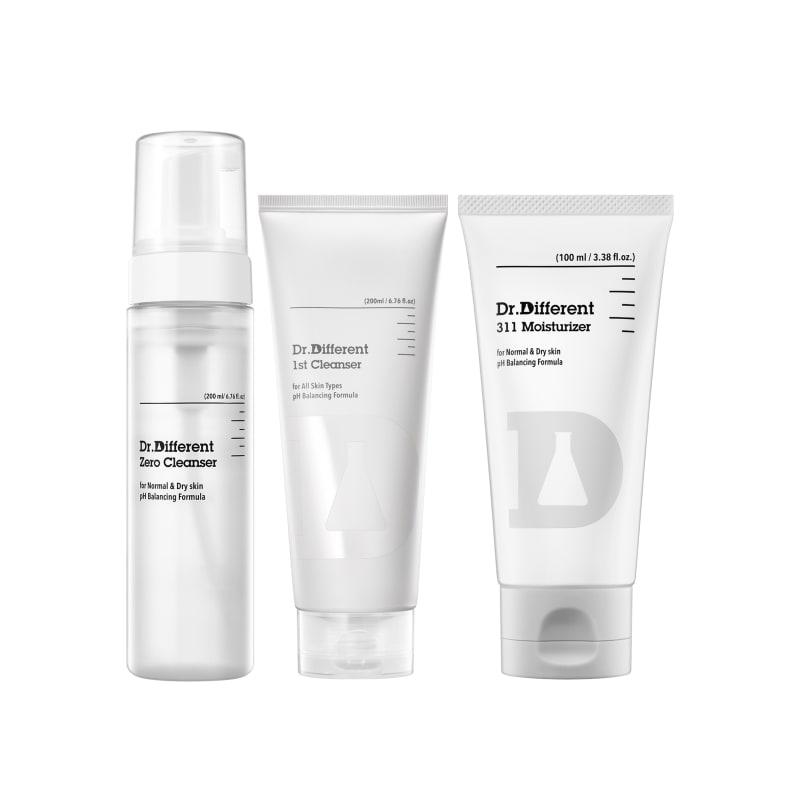 

First Cleanser 200ml + Zero Cleanser (Normal to Dry) 200ml + 311 Moisturizer 100ml