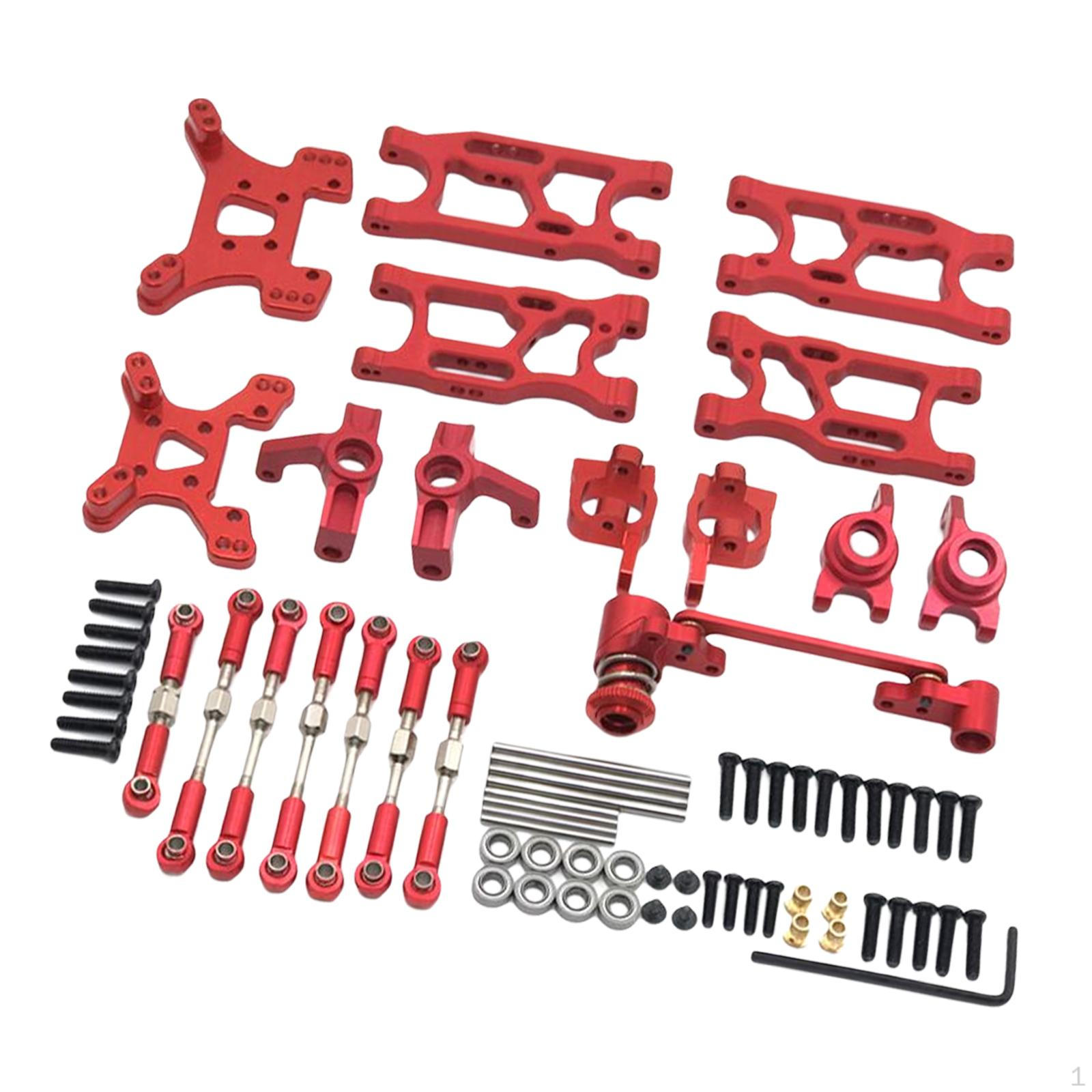 

1/12 1/14 RC Upgrade Pull Rod Links Комплекти рульового управління Комбінований набір аксесуарів для 144010 144001 144002 Titanium