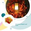 100 Pieces Artificial Maple Leaf Fall Garland Leaves Holiday Seasonal Atmospheres Wedding Plants Prop 8cm