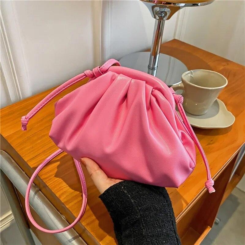 

Легкая женская сумка через плечо, летняя женская сумка ярких цветов, модные сумки Cossbody для девочек, женская сумка-мессенджер 2024, женская сумка розовый