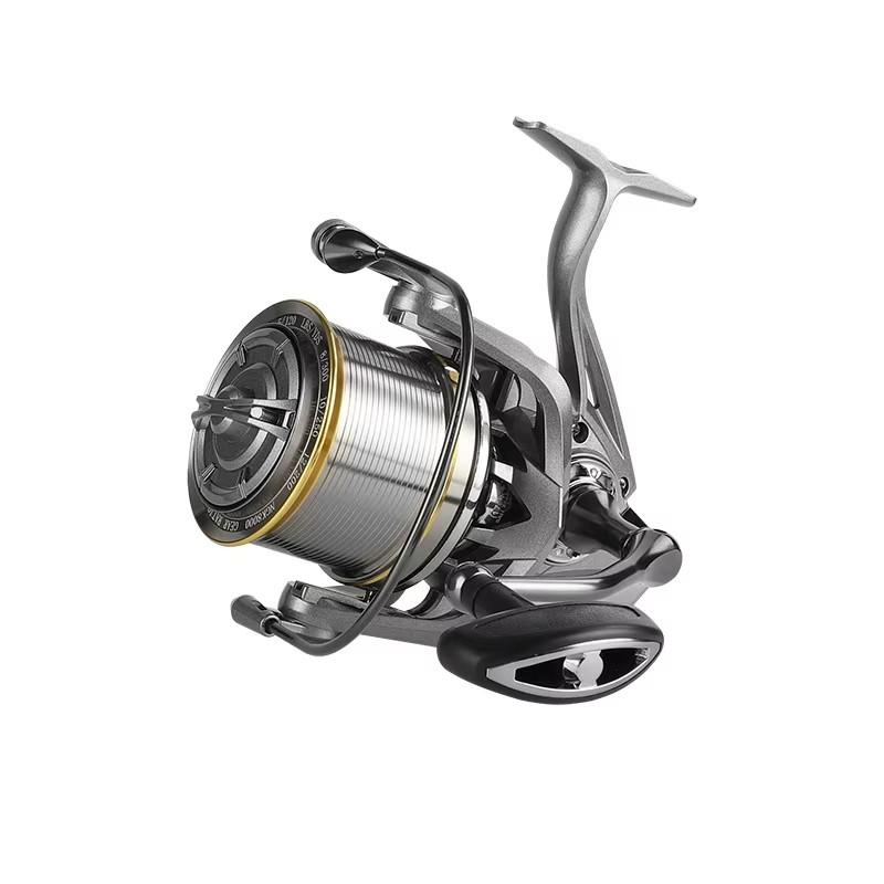 NGK 8000 Metal Saltwater Fishing Reel Double Loading Spinning Reels Right Hand Bait 4.8:1 Gear Ratio Carp Fishing Tackle