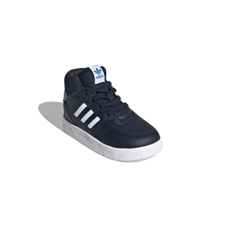 Adidas Originals Slip Resistant High top Toddler Shoes Black Blue White Infant And Toddler FX4898