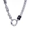 Irregular Circle Couple Necklace: Unisex Cold Style Clavicle Chain Hip Hop Design for Women