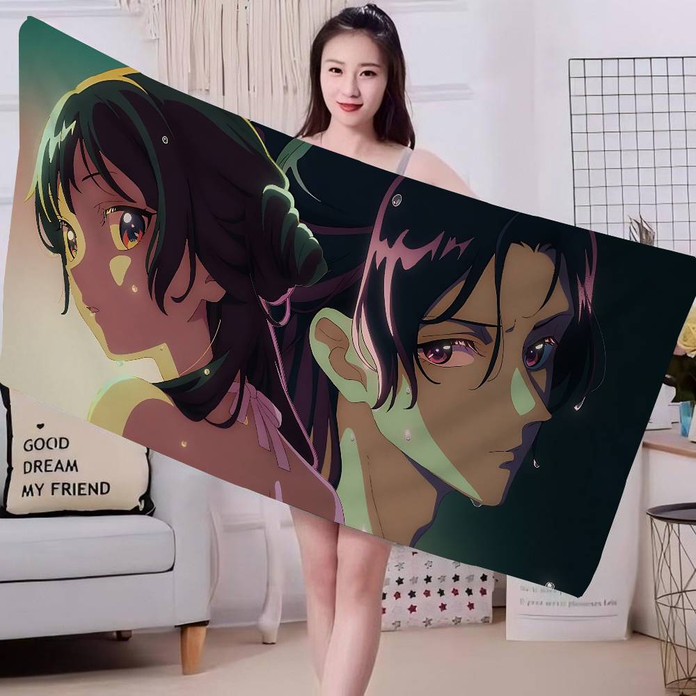 Anime The Apothecary Diaries Microfiber Beach Towel Absorbent Quick dry Soft Yoga Swimming Resort Mountain Climbing Towel