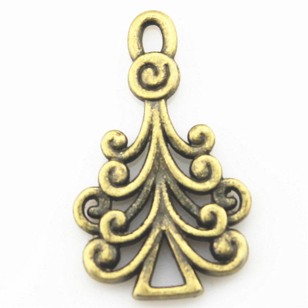 Acorn Charms Christmas Tree Pendants For Forest Nature Themed Jewelry