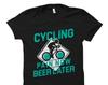 Cycling Gift. Cycling Shirt. Bicycle Gift. Bicycle Shirt. Biking Gift. Biking T-Shirt. Cycling Pain Now Beer Later Shirt #OS2917