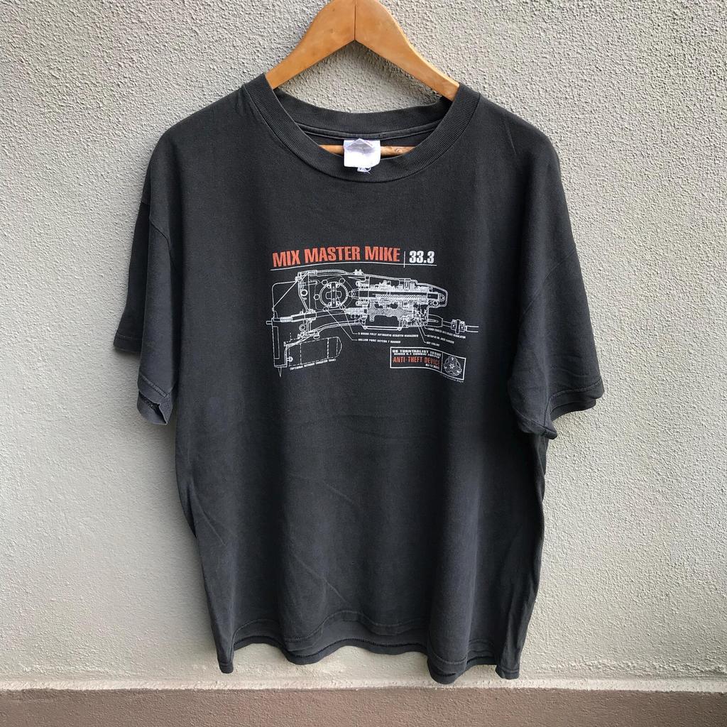 Vintage rare 90s BEASTIE BOYS mix master mike rap tee dj / hiphop / rap rock / Large