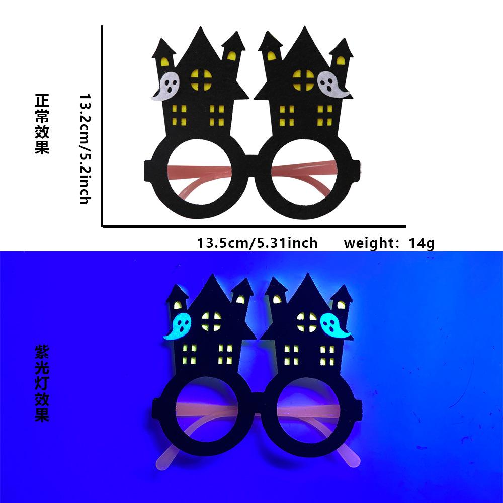 Halloween Party Favors for Kids Funny Eyeglasses Bracelets Pumpkin Keychains Bat Hair Clip Trick or Treat Cosplay Decorations