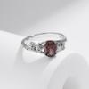 MODIAN 925 Silver Geometric Delicate Leaf Rings Classic Cocktail Party Fine Jewelry For Women Mother Mom Wife Girls