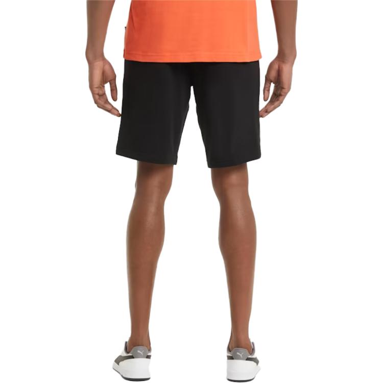 Puma Letter Logo Printed Mid-Rise Sports Shorts Men shorts Black 586709-01