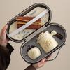 Portable Chinese Style Travel Tea Set for One Person - Outdoor Camping Teacup Kuaike Set