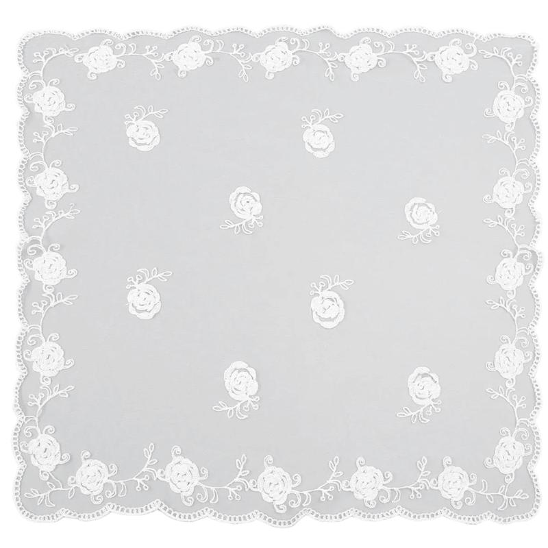 Elegant Women's Flower Embroidery Head Scarf Soft Multi Functional As Headscarf Or Decorative Accessory For Any Occasion