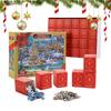 24 Day Christmas Countdown Puzzle 1008 Piece Jigsaw Advent Calendar Brain Teaser Holiday Activity for Vacation Entertainment