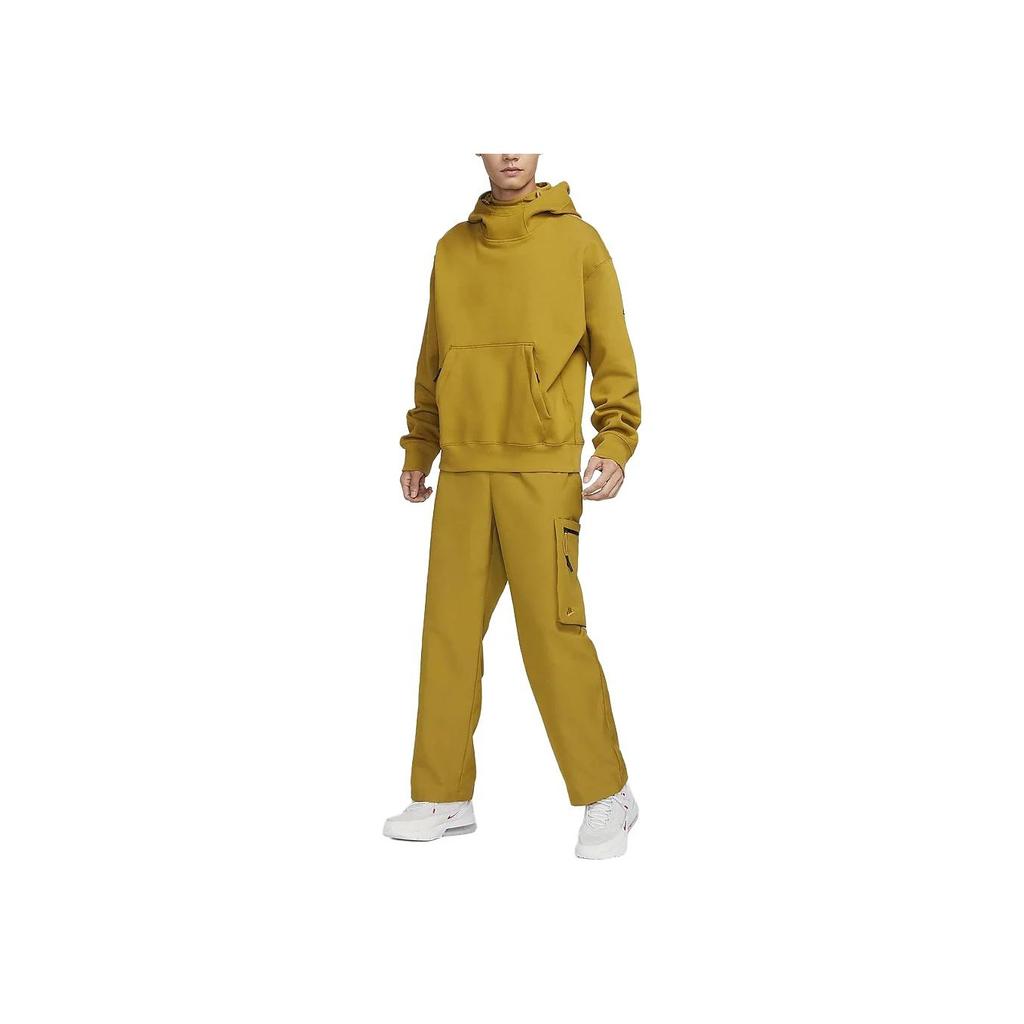 Nike Sportswear Tech Pack Solid Color Multi-Pocket Design Drawstring Casual Knit Joggers Men Joggers Bronze FB7526-716
