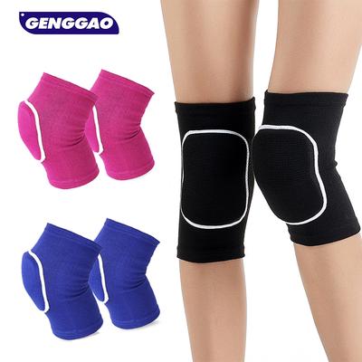 1 Paar Kinder-Knieschützer, Tanz-Volleyball-Pads, Schwamm-Knieschützer, Klammer, weich, atmungsaktiv, elastisch, Schutz für Mädchen und Jungen, Skaten, Radfahren