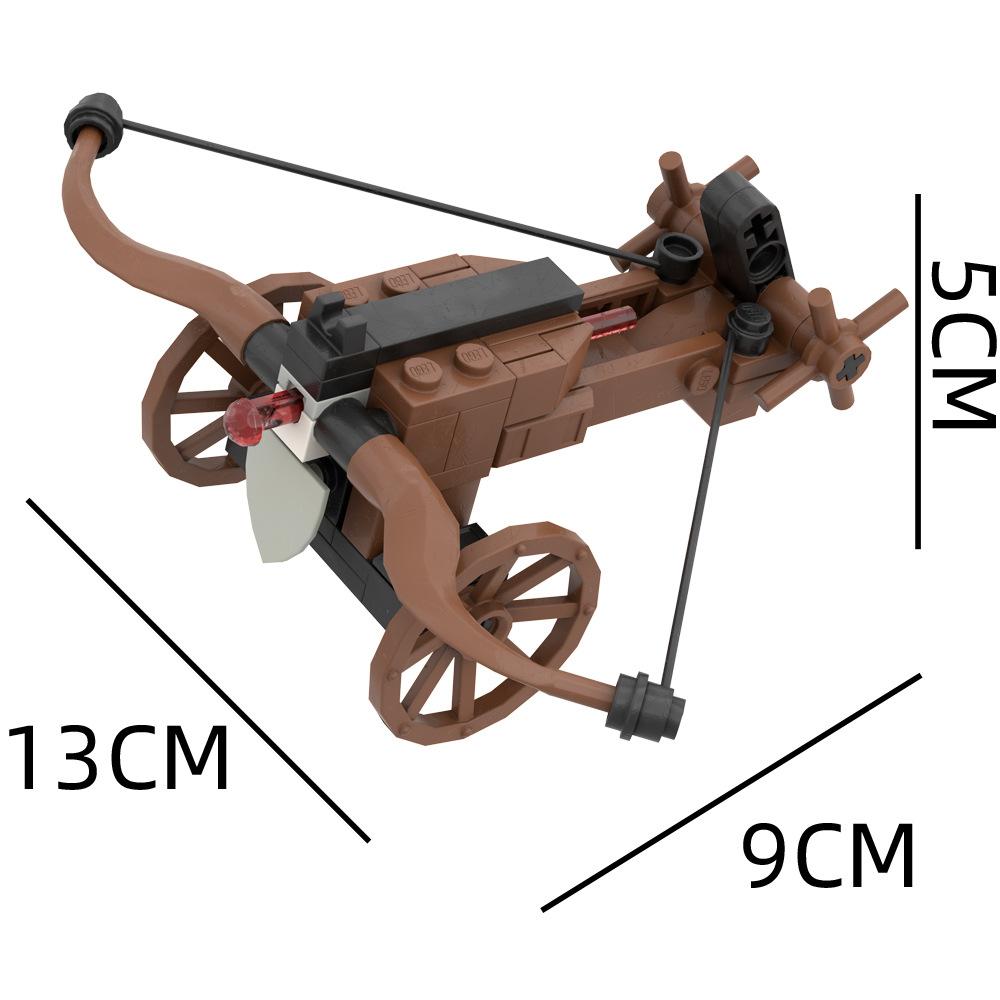 Lion Fortress Castle Modular Wall Tower Corner Medieval Military Soldier Figure Scene Ornament