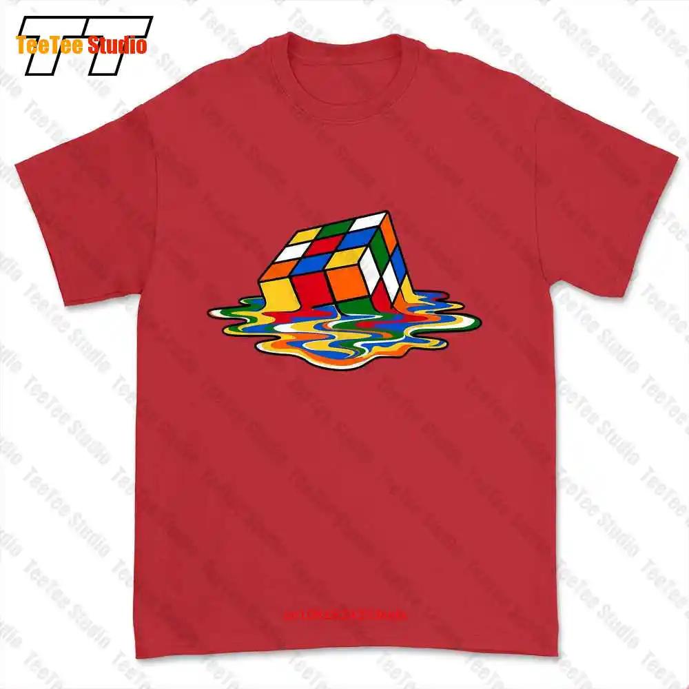 

Melted Rubix Cube Worn By Sheldon Cooper Funny Tshirt Tee 5EOC S