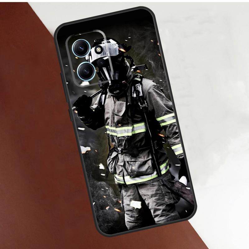 Fire Fighter Hero Case For Xiaomi Redmi Note 12 Pro 8 9 10 11 Pro 9S 10S 11S 12S Redmi 12 9C 10C 12C Cover