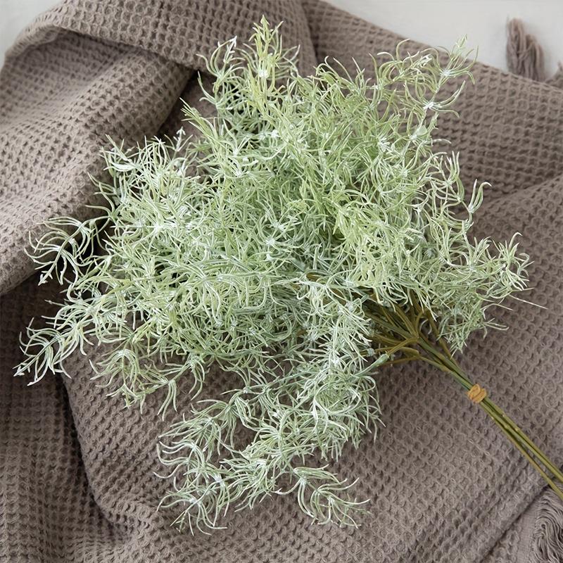 1/6 Bundles Vase Filler Christmas PVC Bohemian Artificial Pampas Grass Bouquet Elegant Floral Arrangement Weddings