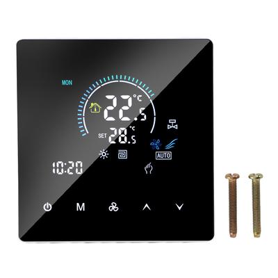 Central Air Conditioner Thermostat IP20 Color Display 5 To 60 Celsius  Adjustable Programmable Thermostat