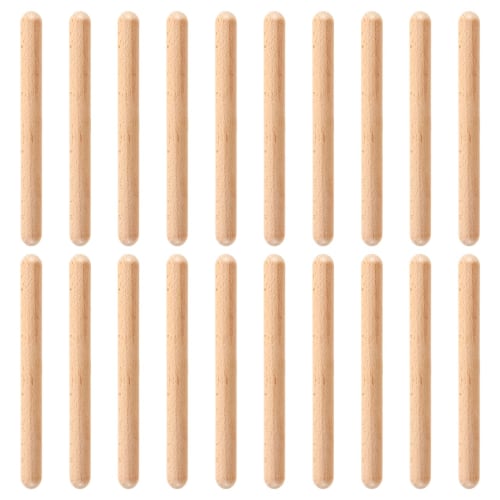 STOBOK 20-Piece Rhythm Sticks, Wooden Drumsticks, Percussion Instruments for Music Lessons and Group Activities