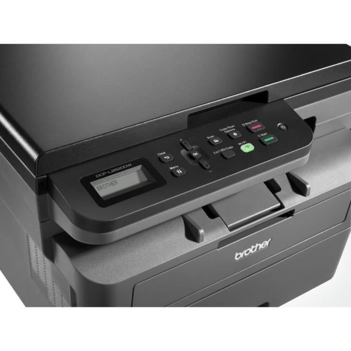 Imprimante multifonction - BROTHER - DCP-L2620DW - 3-en-1 - Monochrome Laser - A4 - Recto-verso - WiFi - Toner - Embarque 700 pages