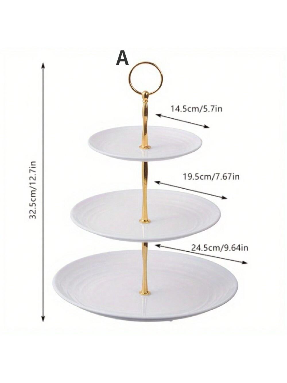 

Трехъярусная подставка для торта Фруктовая тарелка Поднос Дисплей Вечеринка по случаю дня рождения Десерт Свадьба Трехъярусный торт Количество Сердечная стойка Тарелка для десерта