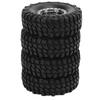 4pcs For SCX24 Wheels Small Compact Safe   Stable Easy Replaceable Mesh Tire for RC Car Parts