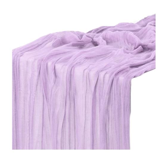 Table Flag Solid Color Pleated Design Bohemia Style Wedding Table Runner Special Events Wedding Decoration