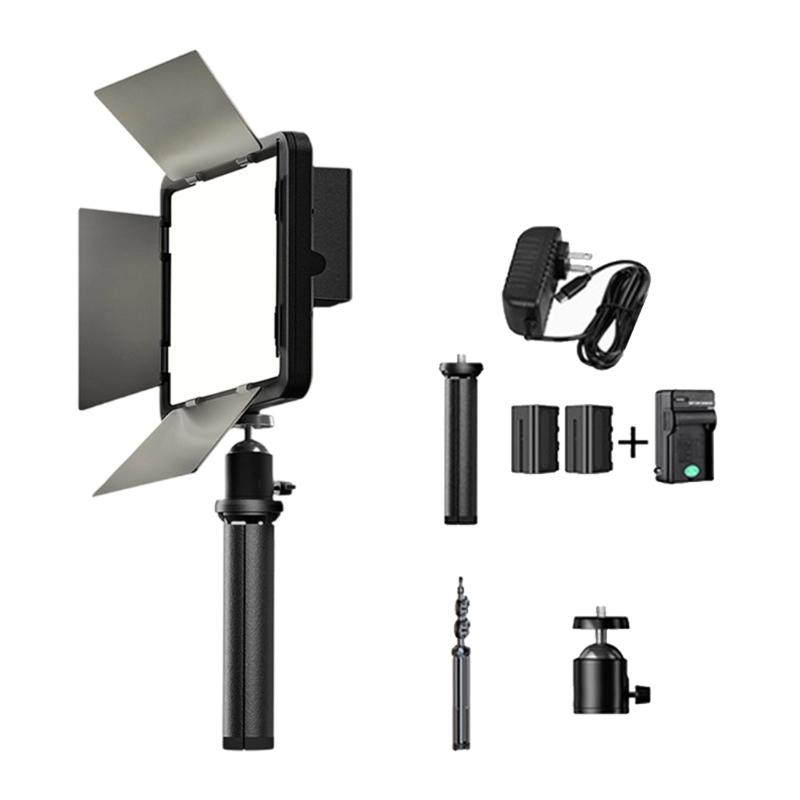 

Rechargeable LED Camera Light With Wide Angle Illumination And Toolless Installation For Content Creators 1