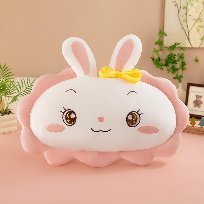 

Цветы Кролик Плюшевая Кукла Мультяшная Подушка Подушка для Сна Девочки с Ногами 30cm