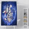 Shower Curtain Waterproof Polyester Fabric Paint Colorful Curtains Cute Digimon Playmats Greymons Home Bathroom Decor  With Hook