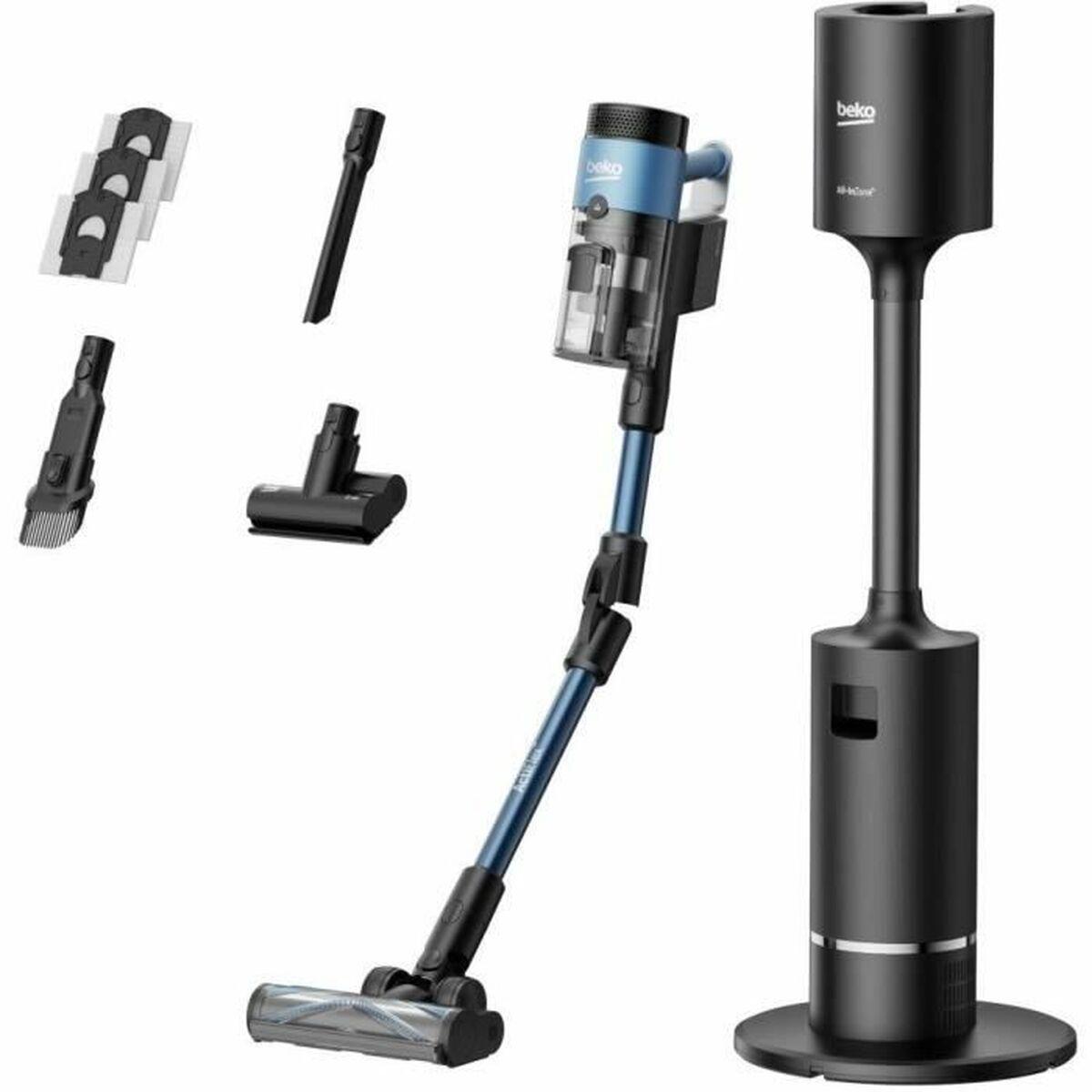 Beko vrt96425vd Akku-Staubsauger 60 Min. Schwarz/Blau schwarz