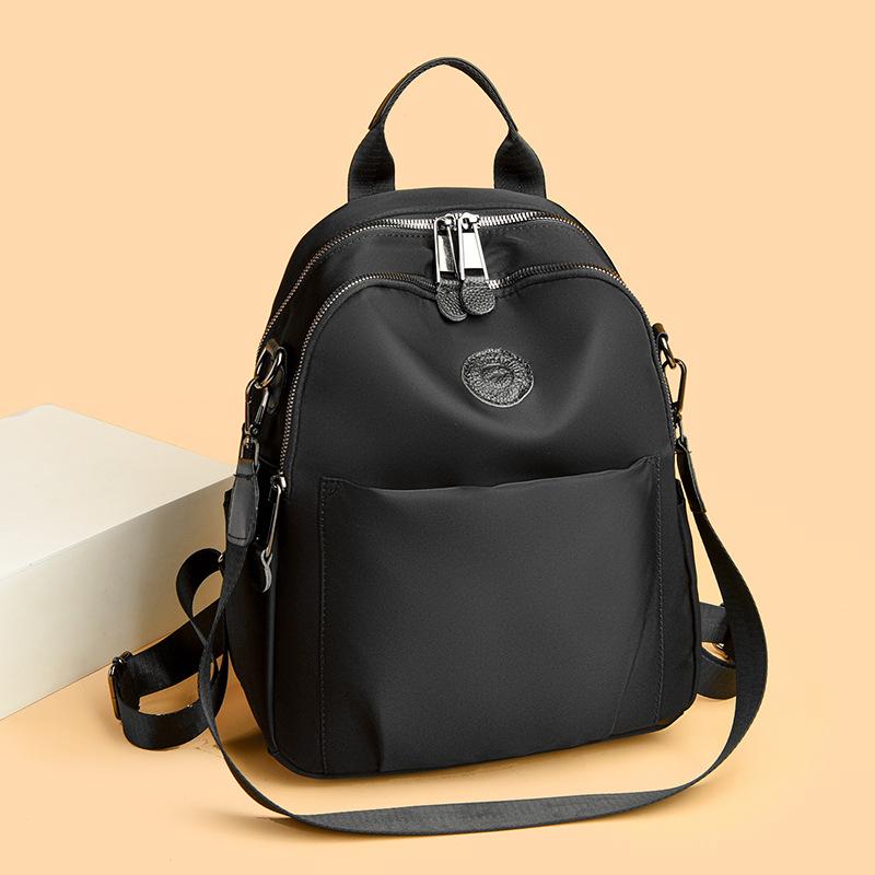 Oxford Backpack Women's Fashionable Casual School Bag Lightweight Travel Rucksack with Adjustable Strap