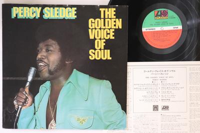 LP Record PERCY SLEDGE  Golden Voice Of Soul P6152A ATLANTIC 1975 Japan SoulFunk Used
