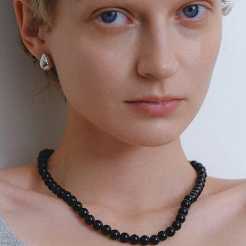 leeENoir Egg Ball Earring (2color)