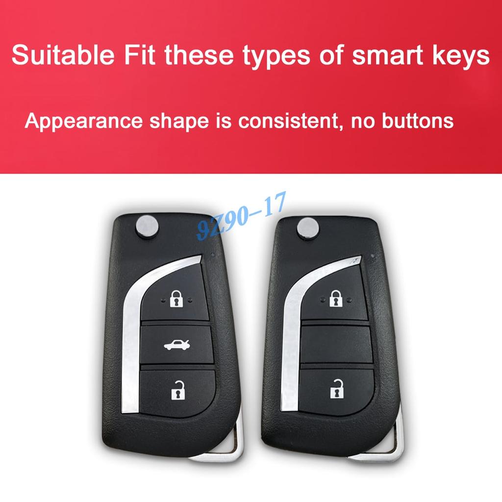 Transparent Tpu Car Smart Key Cover Case For Toyota Chr Corolla Hatchback Sedan Rav4 Camry Le Hilux Clear