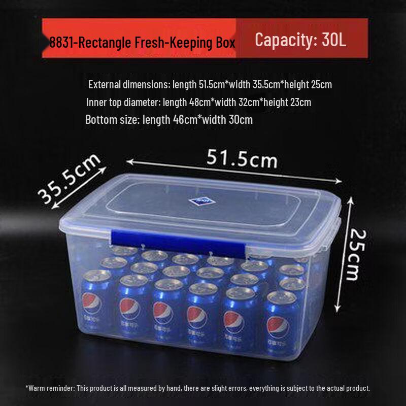 ZISIZ Plastic Food Storage Container