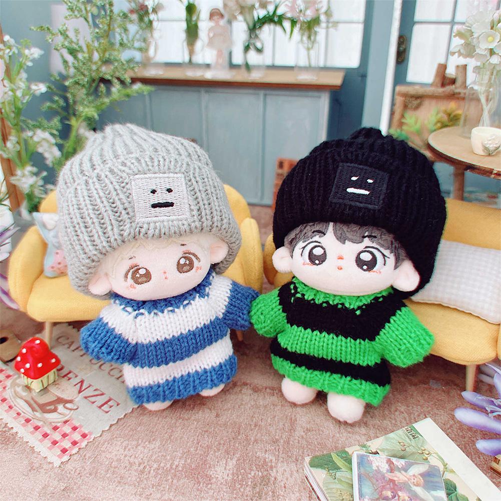 Lalka Wełniana Czapka dla 15cm Labubu Czapka Kawaii Śliczne Akcesoria dla Lalki Zabawki dla Dzieci Dziewczynek