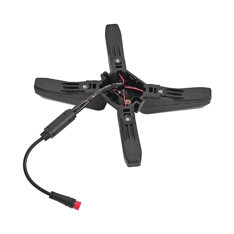 High Powered LED Scooters Headlights With Smarted Light Sensors Durability X-shape Front Lamp For Night Cycling