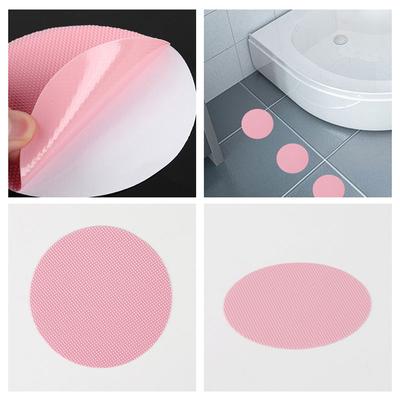 10pcs Bathroom Non-slip Stickers Self-adhesive Transparent Bath Shower Anti-slip Stickers Round Snowflake Antiskid Sticker