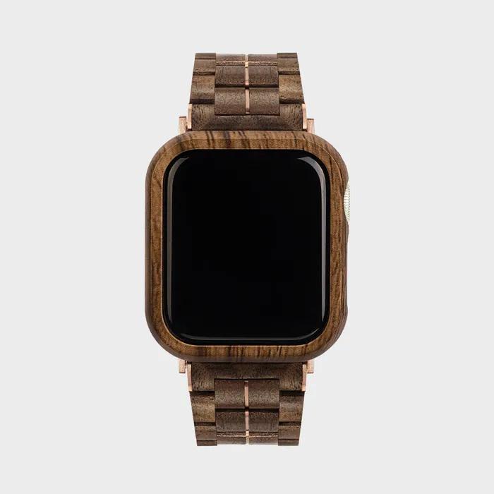 Apple Watch Wood Strap 38/40/42/44mm Walnut Compatible with SE/6/5/4/3/2/1