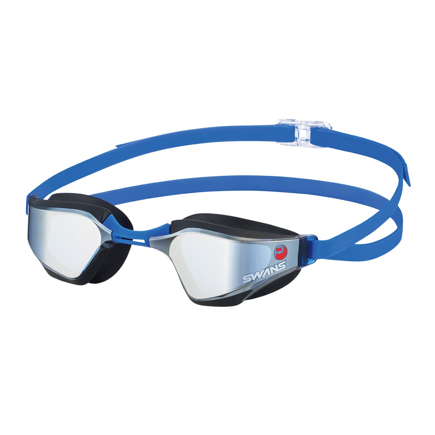 

SWANS Сделано в Японии Очки для плавания VALKYRIE Валькирия Темно-синий x Серебряное зеркало Гоночная модель с подушечками Одобрено FINA Антибактериальные (Лебеди) SR-72MPAFAB