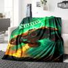 Custom Name Monster Truck Adventure Blanket for Couch & Bed, Plush Cozy Fuzzy Blanket Super Soft & Warm Blankets for Fall and Winter. 0908172