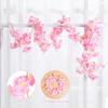 180CM Artificial Sakura Flowers Vine Wedding Garden Roses Arch Home Room Party Decorations Festival Bridal Fake Silk Plants Gift