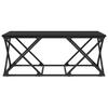 Coffee Table Black Oak Look 100 x 49 x 40 cm Wood Based Panel