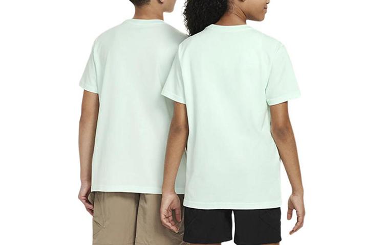 Nike T Shirt SB Light Green Kids' FN9673-394