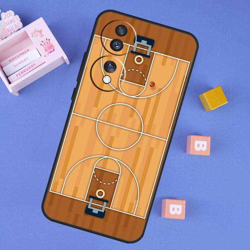 Basketball Court Case For Honor Win RT 400 200 Pro 50 70 90 X9a X9b X9c X9d X8b X8c Magic 8 Pro 6 7 Lite Cover