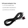 3.5mm Dual IR Infrared Remote Control Receiver Extension Cord Cable for Extender