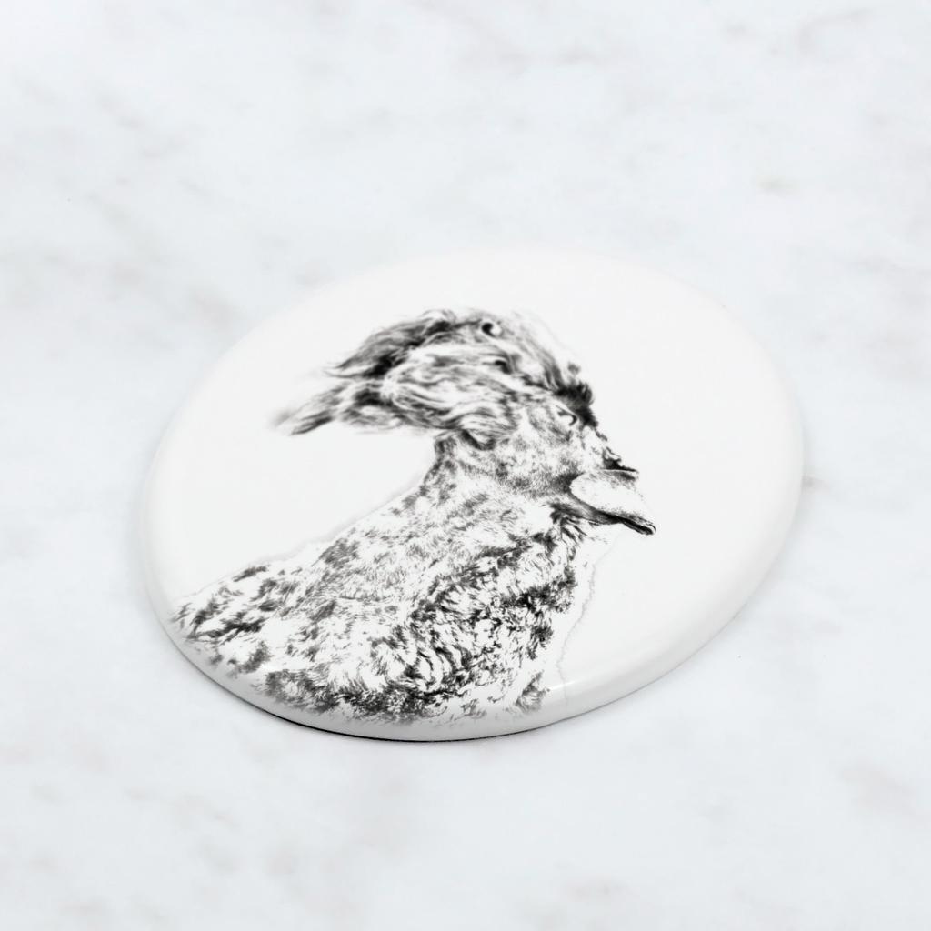 Kerry Blue Terrier, Irish Blue- commemorative plaque with a photo of a dog, tombstone with a print, personalized oval plaque from the Art-Dog brand –